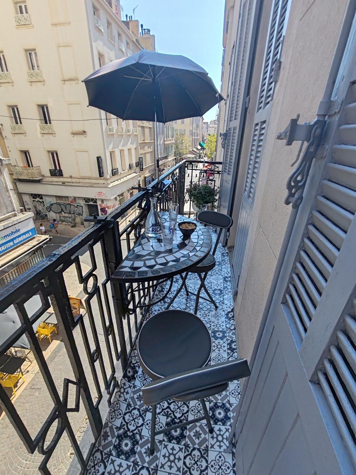 마르세유 T3 Grand Balcon Au Coeur Du Vieux Port 아파트 외부 사진